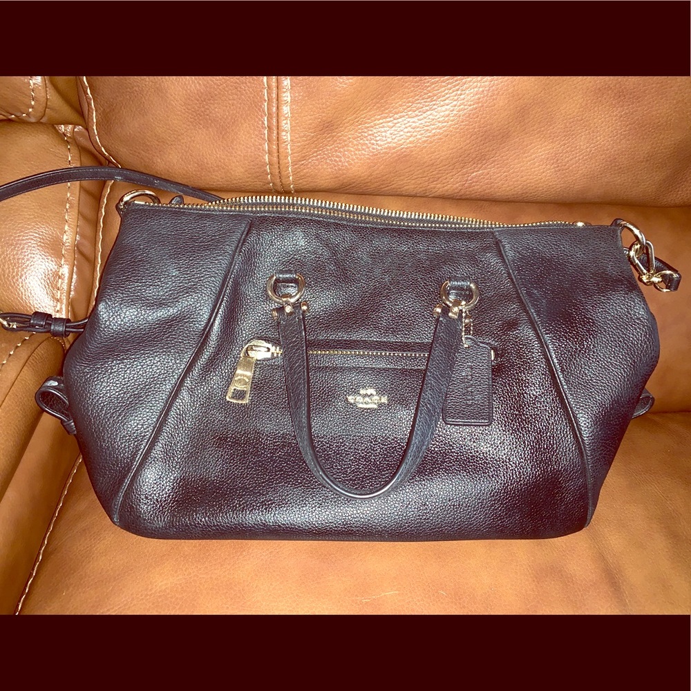 Coach leather cross body bag